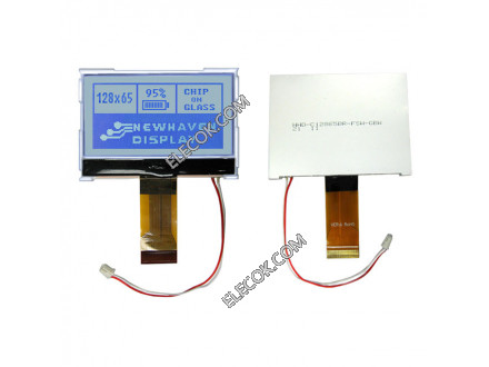 NHD-C12865BR-FSW-GBW Newhaven 디스플레이 LCD Graphic 디스플레이 Modules &amp; 부속품 128 X 65 STN-Gray 66.3 x 49.8 x 5.9 
