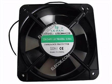 LX-FAN AFB2006022H 220/240V 0.50A 2wires cooling fan