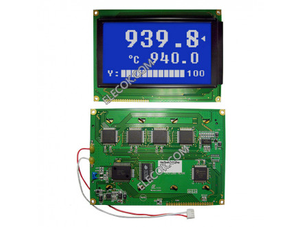 NHD-240128WG-BTML-VZ# Newhaven Display LCD Graphic Display Modules &amp; Accessori STN-Blue(-) 240x128 144.0 x 104.0 