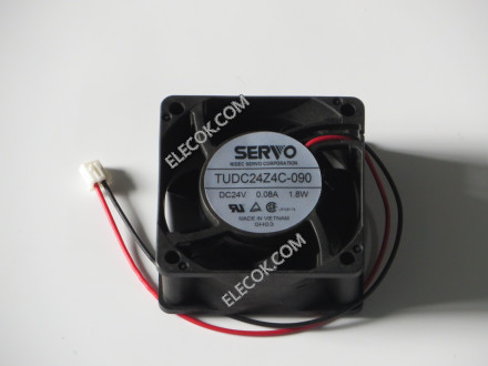 SERVO TUDC24Z4C-090 24V 0.08A 1.8W 2wires cooling fan