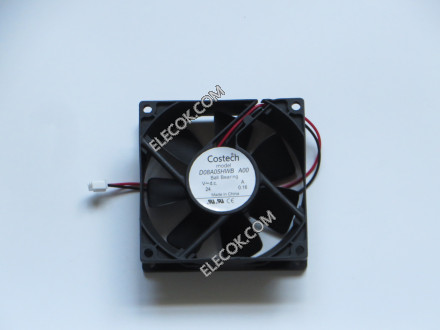 COSTECH D08A05HWB A00 24V 0.16A 2wires Cooling Fan