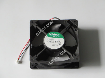 Nidec TA450DC B31256-55 12V 0,49A 2cable Enfriamiento Ventilador 