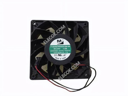 M F12038Z40D024-SM100 24V 1.0A 3 cable Enfriamiento Ventilador 