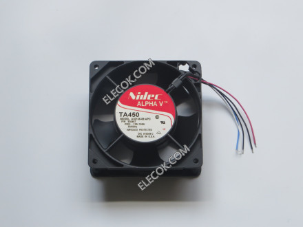 Nidec A30135-89 230V 0,13/0,105A 5wires ventilador without conector 