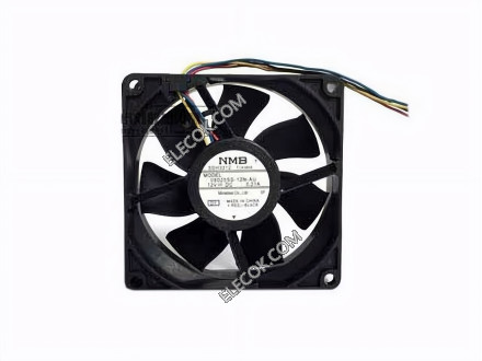 NMB 08025SS-12N-AU 12V 0,21A 4wires Cooling Fan 