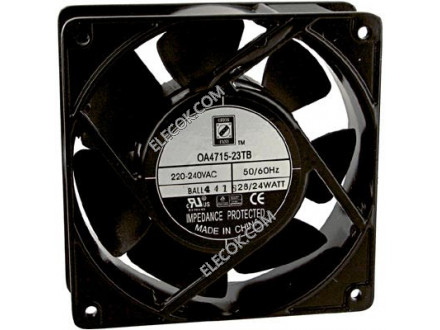 Orion OA4715-23TB 230V 0,23A 28/24W Cooling Fan with plug connection refurbished 