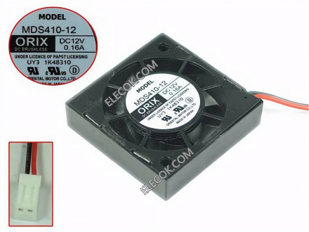 ORIX MDS410-12 12V 0,16A 2wires Cooling Fan 