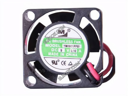 M YM0901PFB1 9V 0,1A 4wires Cooling Fan 