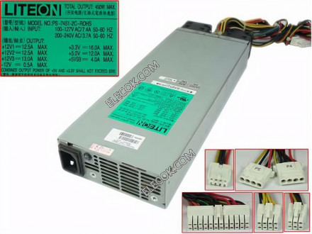 HP ProLiant DL320 G4 Server - Power Supply 450W, PS-7451-2C-ROHS, 394982-001,Used