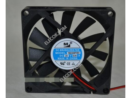 M YM2408PHB1 24V 0,14A 2wires Cooling Fan 