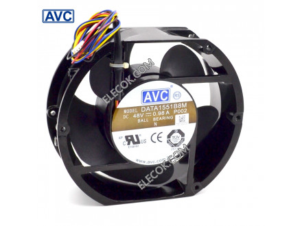 AVC DATA1551B8M 48V 0,98A 4 draden Koelventilator 