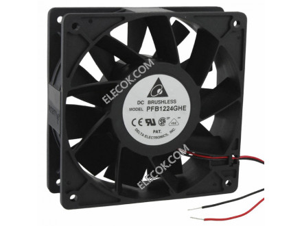 DELTA PFB1224GHE-T500 24V 1,35A 32,4W 2wires Cooling Fan 
