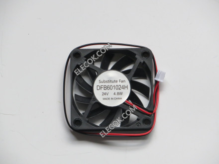 Young Lin DFB601024H Server-Square Fan DFB601024H   24V  4.8W   2wires cooling fan replace