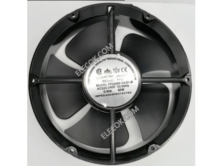 COMMONWEALTH FP20060 EX-S1-B 220/240V 0,45A 65W 2 câbler Fan-round forme 