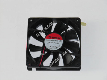 SUNON EEC0254B2-000C-AB9 48V 3.8W 2wires cooling fan