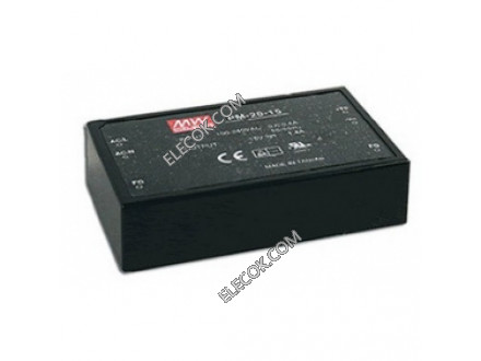 PM-20-15 20W 15V1.4A plastic micro-leakage type of medical single-output board Meanwell Power Supply