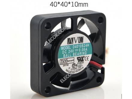 D4010S24H 4010 24V 0.08A AVC 2wires cooling fan