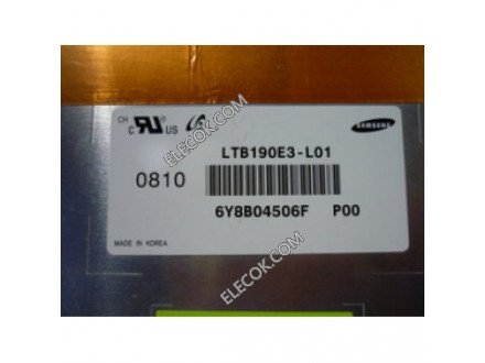 LTB190E3-L01 19.0&quot; a-Si TFT-LCD Pannello per SAMSUNG 90% nuovo second-hand/usato 
