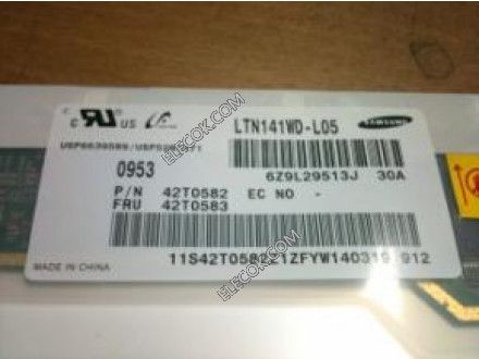 LTN141WD-L05 14,1&quot; a-Si TFT-LCD Panneau pour SAMSUNG 