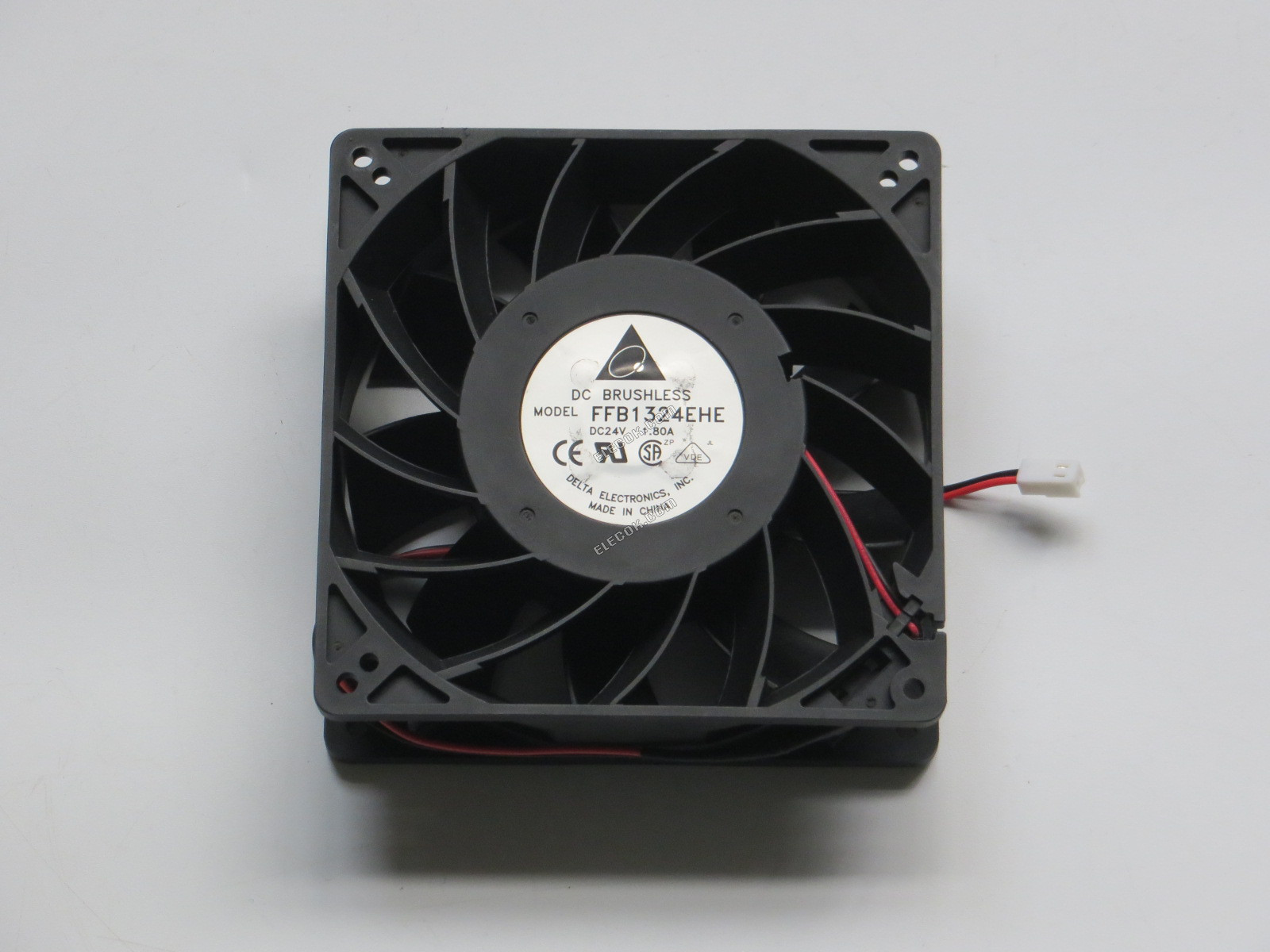 DELTA FFB1324EHE 24V 1.8A 28.8W 2wires Cooling Fan 