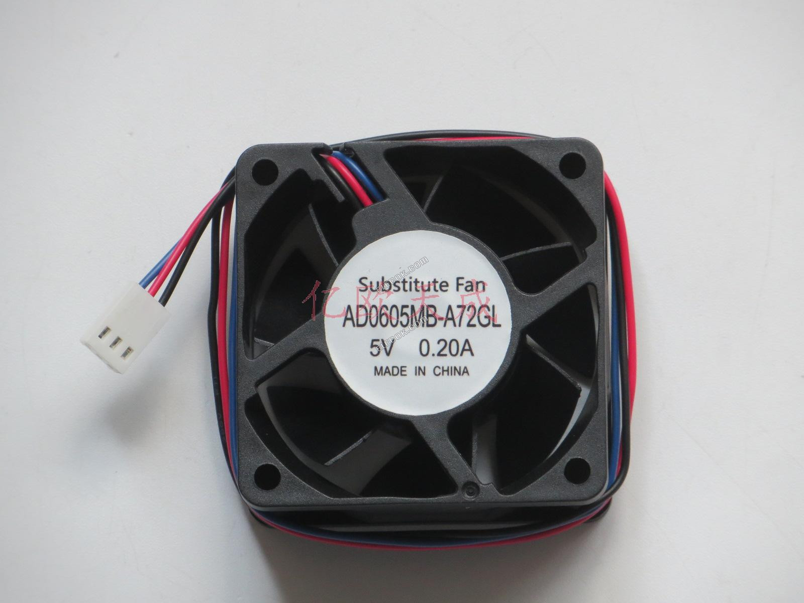 ADDA AD0605MB-A72GL 5V 0,2A 3 fils Ventilateur De Refroidissement, substitut 