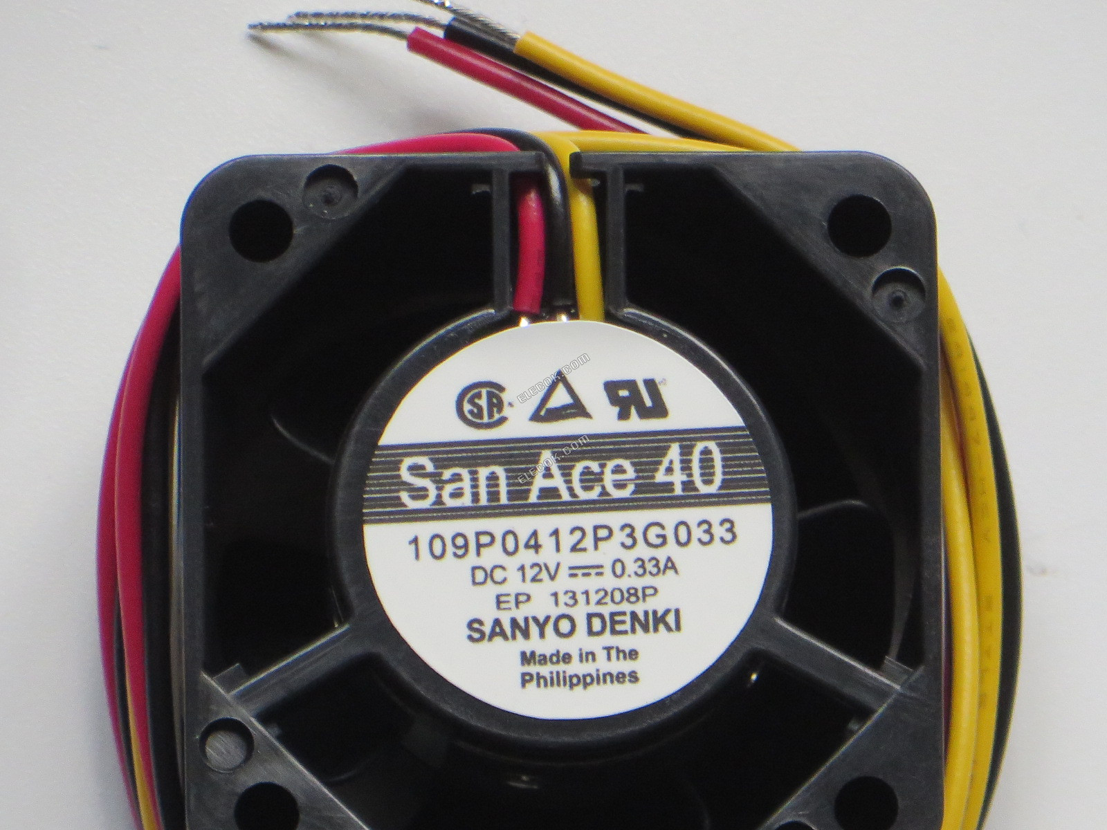 Sanyo 109P0412P3G033 12V 0.33A 3wires Cooling Fan 