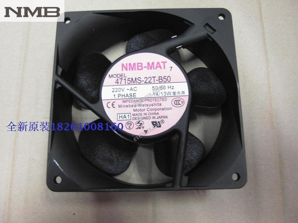 NMB Ventilador 4715MS-22T-B50 1238 220V Zócalo 