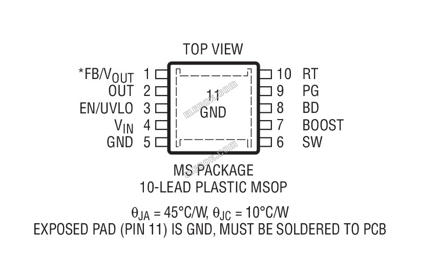 LT3973EMSE-3.3#TRPBF Analog Devices Switching Regulators & Controllers - 1 Reel (2500 pcs)