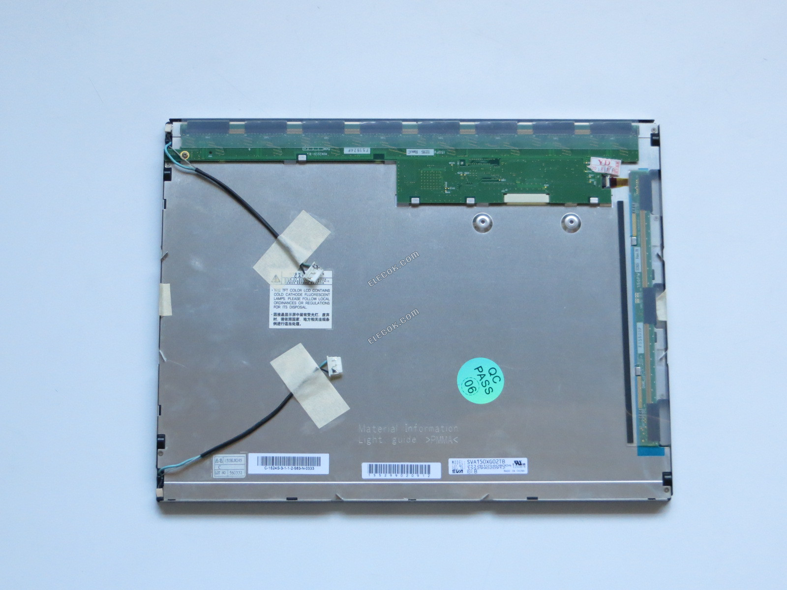 SVA150XG02TB SVA-NEC 15.0" A-si TFT-LCD Panel 