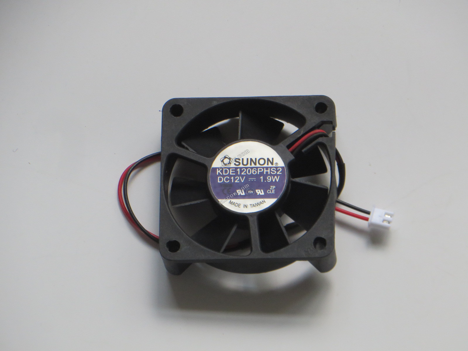 SUNON KDE1206PHS2 12V 1,9W 2 cables Ventilador De Refrigeración 