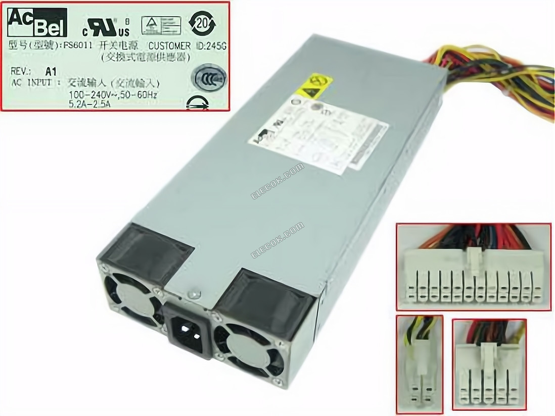 Acbel Polytech FS6011 Servidor - Fuente De Alimentación 400W, FS6011, Usado 