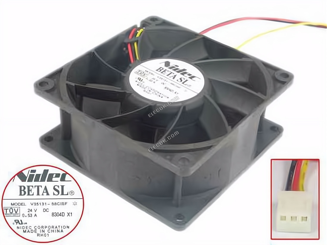 Nidec V35131-58CISF 24V 0,53A 3 καλώδια ανεμιστήρας ψύξης 