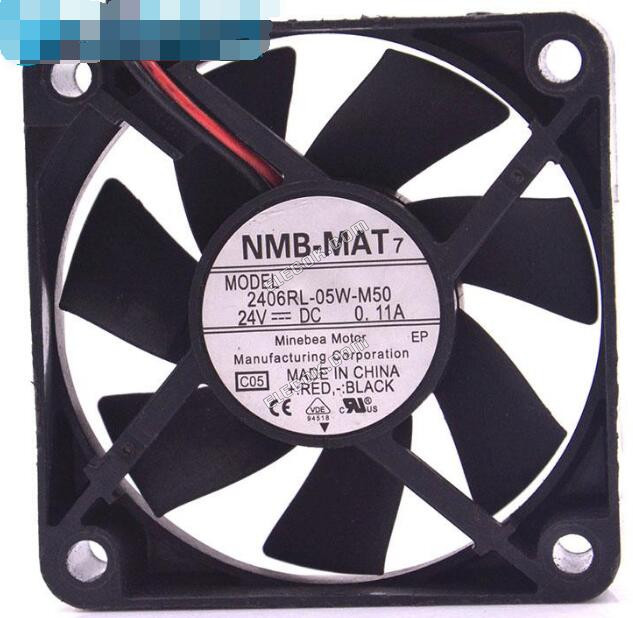 NMB 2406RL-05W-M50 24V 0,18A 2 kablar Kylfläkt 