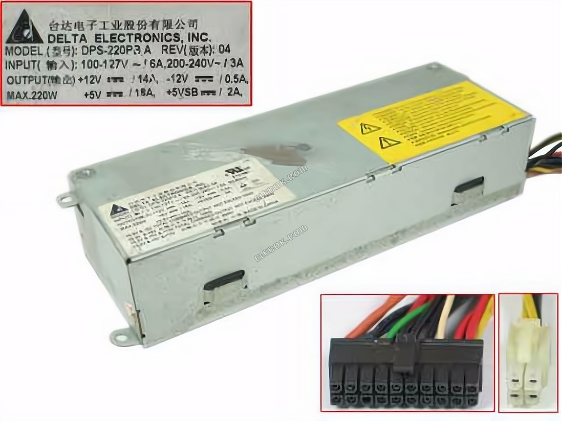 Delta Electronics DPS-220PB Server - Power Supply 220W, DPS-220PB A, Used 