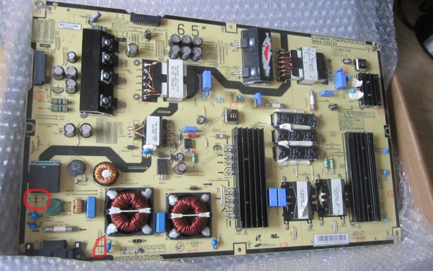 Samsung BN44-00818A L65SM9NA_FSM Fuente De Alimentación para UN65JS9500F UE65JS9500T, usado 