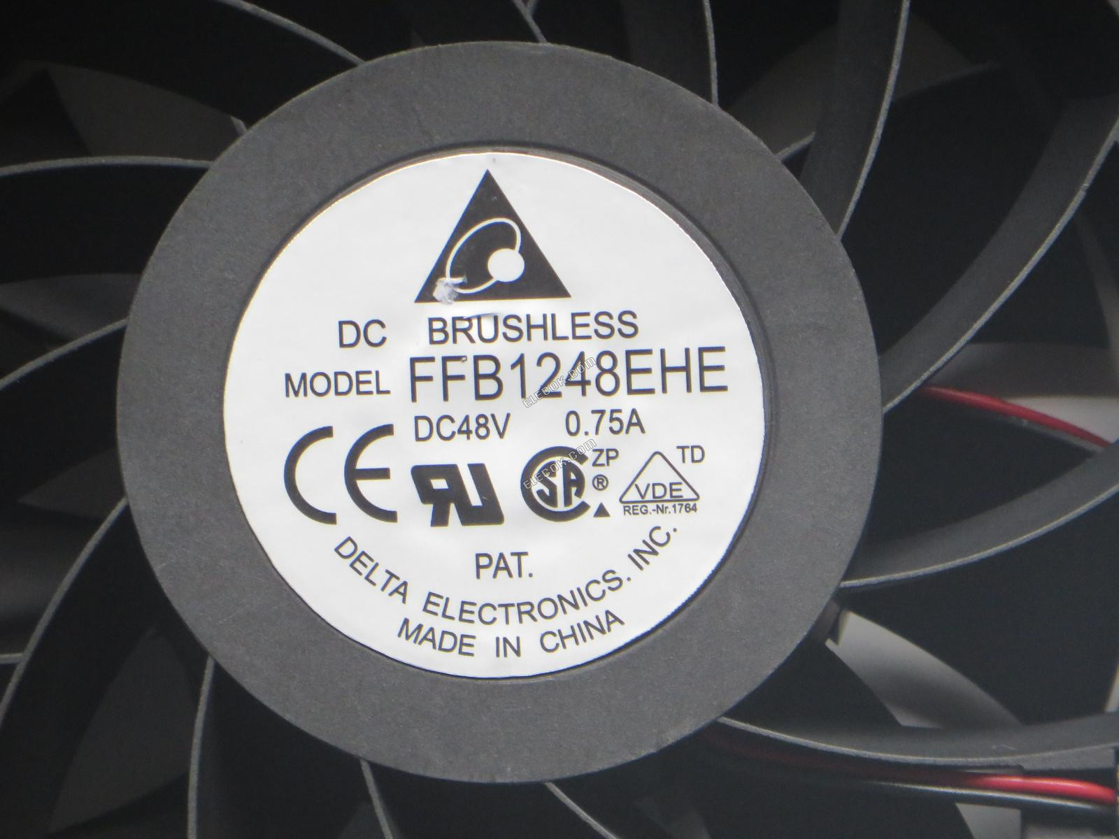 Delta FFB1248EHE 12038 48V 0.75A 2wires Fan 