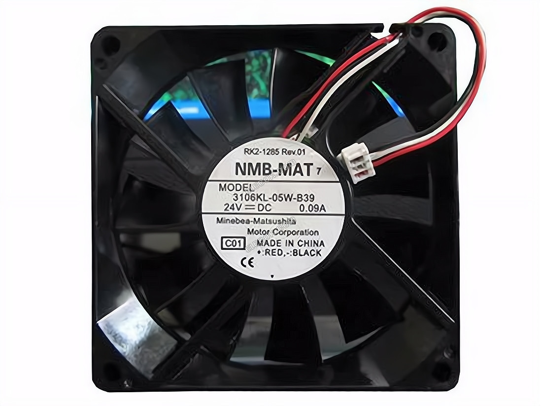 NMB 3106KL-05W-B39 24V 0,09A 3 fils Ventilateur De Refroidissement 