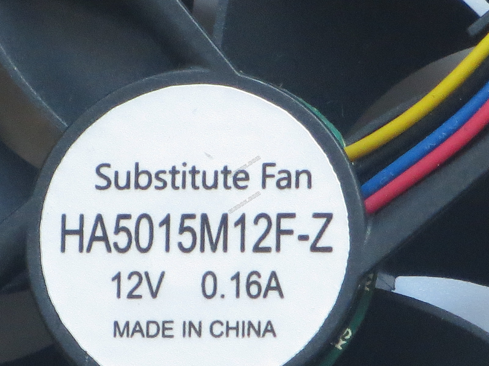 ONG HUA HA5015M12F-Z 12V 0,16A 4 draden Koelventilator, alternatief gerenoveerd 