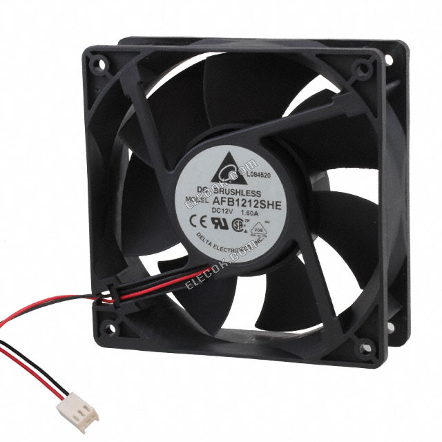 DELTA 1-NPO/603-1082 12V 1.05A 12.6W 3wires Cooling Fan 
