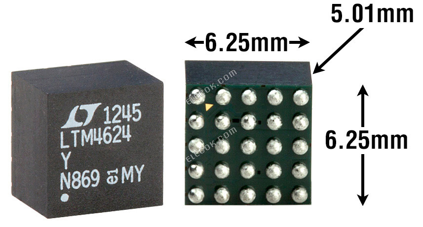 LTM4624EY#PBF Analog Devices Switching Regulators & Controllers - 1 Tray (260 pcs)