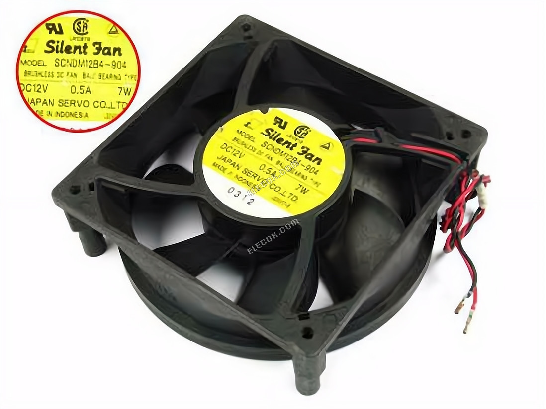 SERVO SCNDM12B4-904 12V 0.5A 7W Cooling Fan 