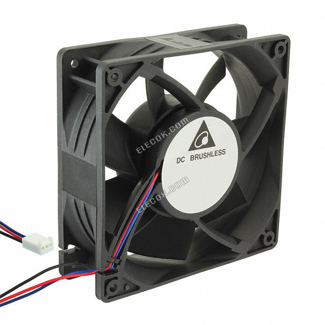 DELTA 1-NPT/603-1340 12V 0.68A 8.16W 3wires Cooling Fan 