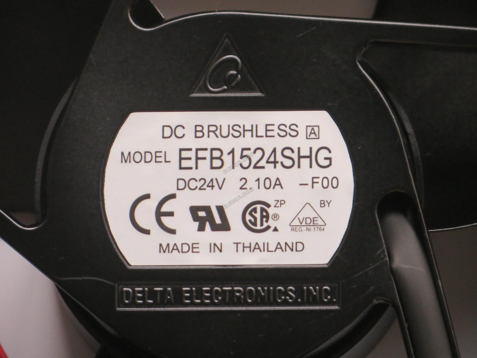 DELTA EFB1524SHG-F00 24V 2,1A 3 draden Koelventilator 