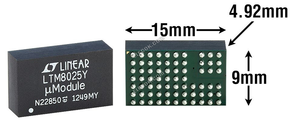 LTM8025EY#PBF Analog Devices Switching Regulators & Controllers - 1 Tray (170 pcs)