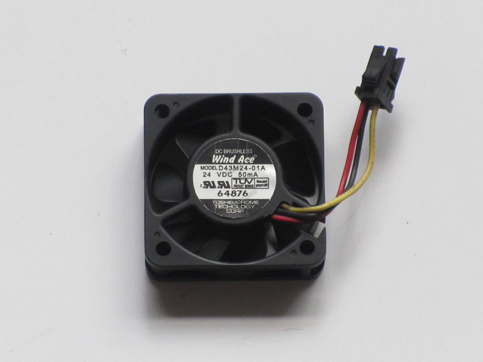 SERVO D43M24-01A 24V 50ma 3wires Cooling Fan 