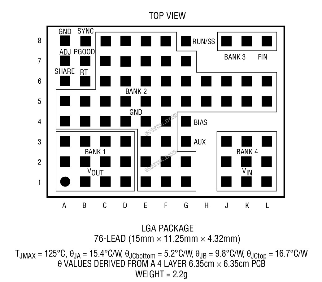 LTM8033EV#PBF Analog Devices Switching Regulators & Controllers - 1 Tray (119 pcs)