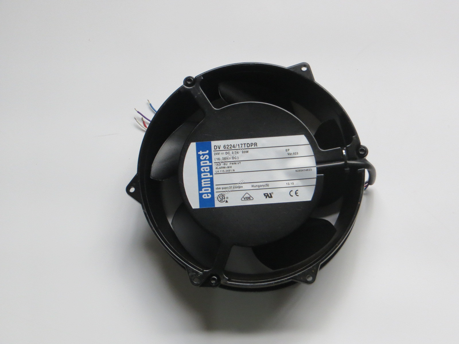 DV6224/17TDPR 24V 3,7A 89W 4 drähte Kühllüfter, generalüberholt 