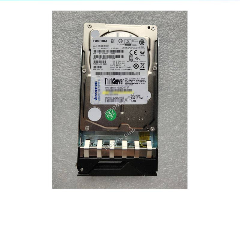 Lenovo 2.5 inch 300G SAS 15K 6Gb hard drive Toshiba AL13SXB300N 03T7879