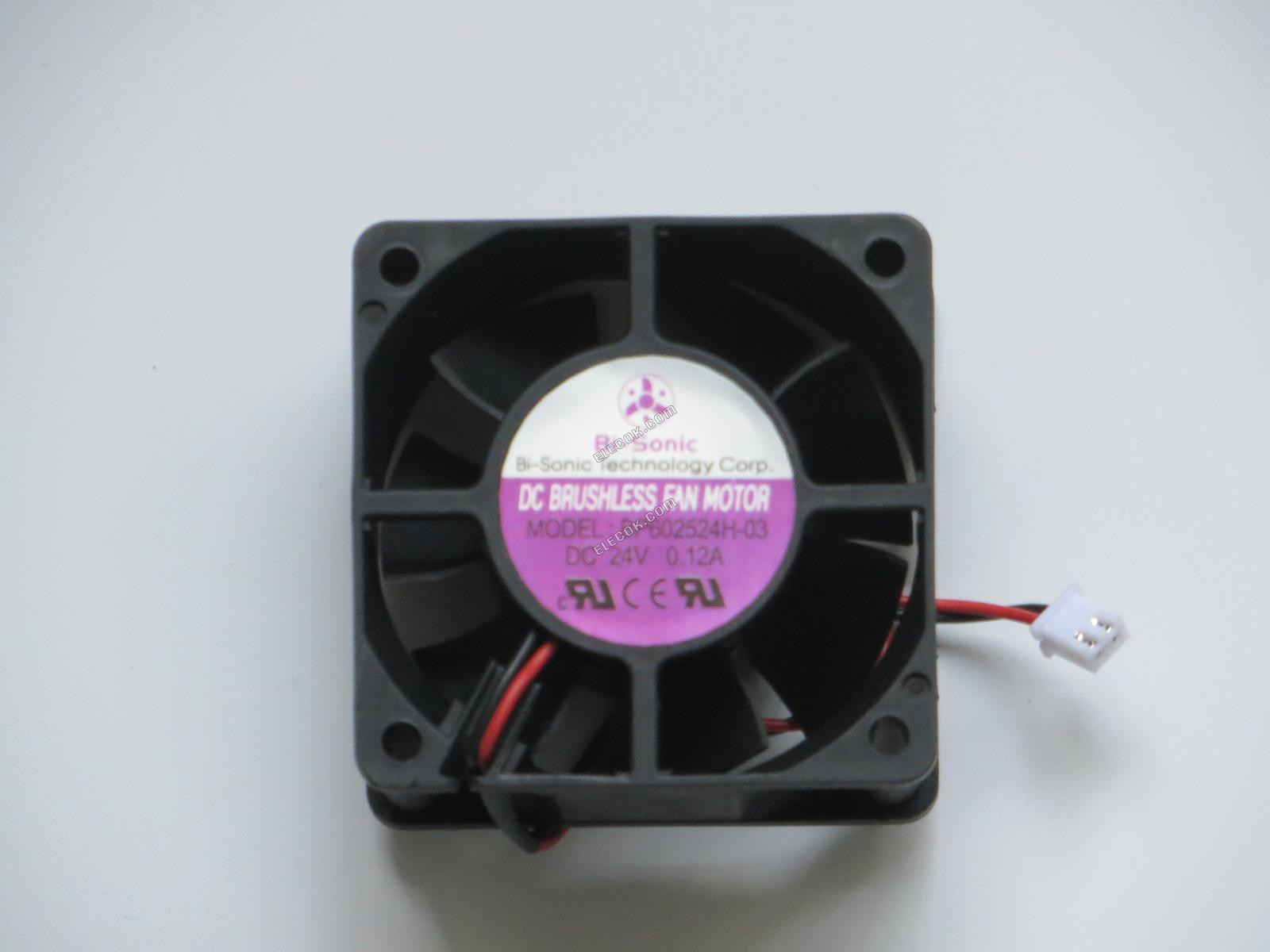 Bi-Sonic BP602524H-03 24V 0,12A 2 fili Ventola Di Raffreddamento 