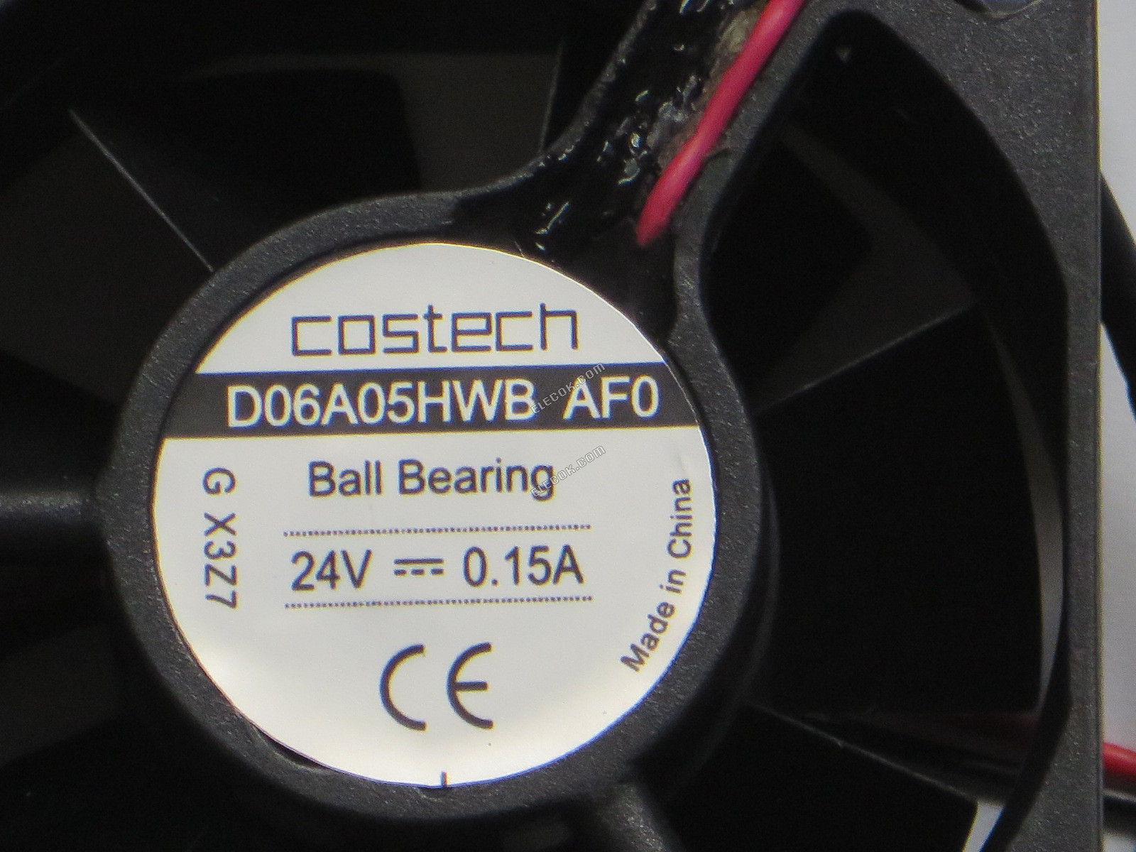 Costech D06A05HWB AF0 24V 0.15A 2선 냉각 팬 